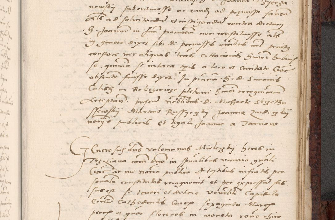Zdjęcie nr 677 dla obiektu archiwalnego: Acta actorum causar[um sen]tenciarum tam diffinitivarum quam interlocutoriarum et obligacionum coram reverendo domino Benedicto Isdbienski cancellario Gnesnensi, cantore et vicario in spiritualibus generali Craccoviensi ad annum Domini millesimum quingentesimum quadragesimum quartum, cuius indicio est secunda, pontificatus sanctiss[imi] in Christo patris et [domi]ni nostri domini Pauli divina providencia pape tercii feliciter moderni, anno coronancionis eiusdem decimo, continuantur
