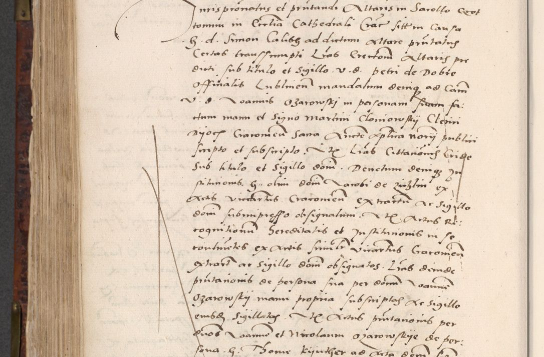 Zdjęcie nr 668 dla obiektu archiwalnego: Acta actorum causar[um sen]tenciarum tam diffinitivarum quam interlocutoriarum et obligacionum coram reverendo domino Benedicto Isdbienski cancellario Gnesnensi, cantore et vicario in spiritualibus generali Craccoviensi ad annum Domini millesimum quingentesimum quadragesimum quartum, cuius indicio est secunda, pontificatus sanctiss[imi] in Christo patris et [domi]ni nostri domini Pauli divina providencia pape tercii feliciter moderni, anno coronancionis eiusdem decimo, continuantur