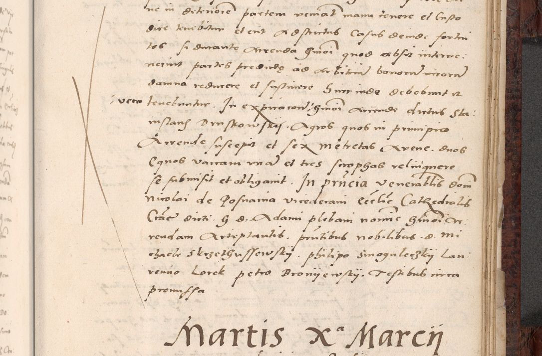 Zdjęcie nr 665 dla obiektu archiwalnego: Acta actorum causar[um sen]tenciarum tam diffinitivarum quam interlocutoriarum et obligacionum coram reverendo domino Benedicto Isdbienski cancellario Gnesnensi, cantore et vicario in spiritualibus generali Craccoviensi ad annum Domini millesimum quingentesimum quadragesimum quartum, cuius indicio est secunda, pontificatus sanctiss[imi] in Christo patris et [domi]ni nostri domini Pauli divina providencia pape tercii feliciter moderni, anno coronancionis eiusdem decimo, continuantur