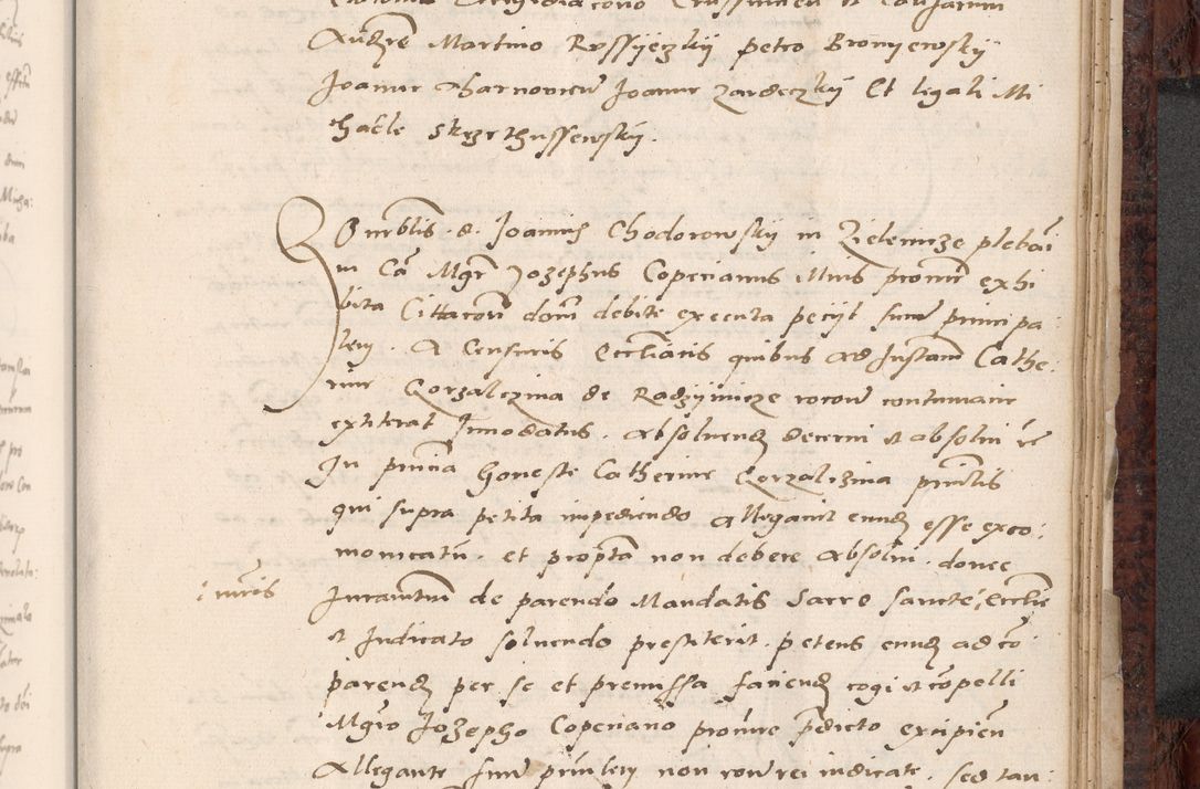 Zdjęcie nr 659 dla obiektu archiwalnego: Acta actorum causar[um sen]tenciarum tam diffinitivarum quam interlocutoriarum et obligacionum coram reverendo domino Benedicto Isdbienski cancellario Gnesnensi, cantore et vicario in spiritualibus generali Craccoviensi ad annum Domini millesimum quingentesimum quadragesimum quartum, cuius indicio est secunda, pontificatus sanctiss[imi] in Christo patris et [domi]ni nostri domini Pauli divina providencia pape tercii feliciter moderni, anno coronancionis eiusdem decimo, continuantur