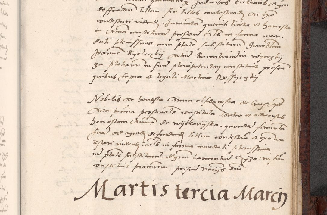Zdjęcie nr 637 dla obiektu archiwalnego: Acta actorum causar[um sen]tenciarum tam diffinitivarum quam interlocutoriarum et obligacionum coram reverendo domino Benedicto Isdbienski cancellario Gnesnensi, cantore et vicario in spiritualibus generali Craccoviensi ad annum Domini millesimum quingentesimum quadragesimum quartum, cuius indicio est secunda, pontificatus sanctiss[imi] in Christo patris et [domi]ni nostri domini Pauli divina providencia pape tercii feliciter moderni, anno coronancionis eiusdem decimo, continuantur