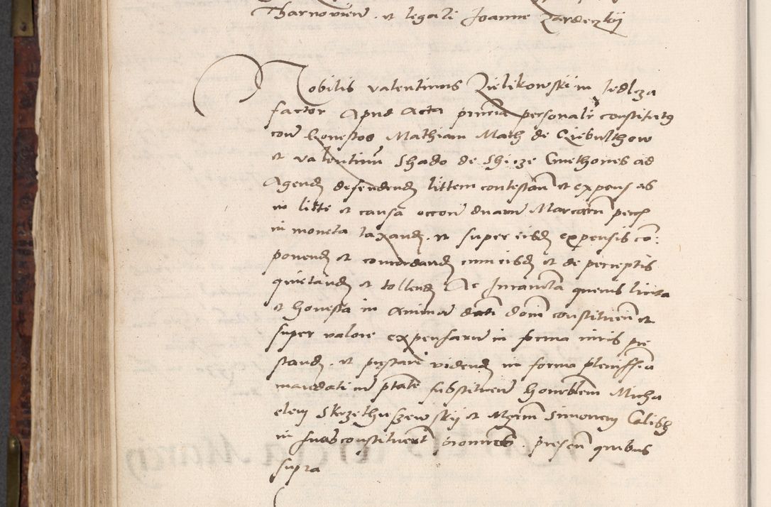 Zdjęcie nr 638 dla obiektu archiwalnego: Acta actorum causar[um sen]tenciarum tam diffinitivarum quam interlocutoriarum et obligacionum coram reverendo domino Benedicto Isdbienski cancellario Gnesnensi, cantore et vicario in spiritualibus generali Craccoviensi ad annum Domini millesimum quingentesimum quadragesimum quartum, cuius indicio est secunda, pontificatus sanctiss[imi] in Christo patris et [domi]ni nostri domini Pauli divina providencia pape tercii feliciter moderni, anno coronancionis eiusdem decimo, continuantur