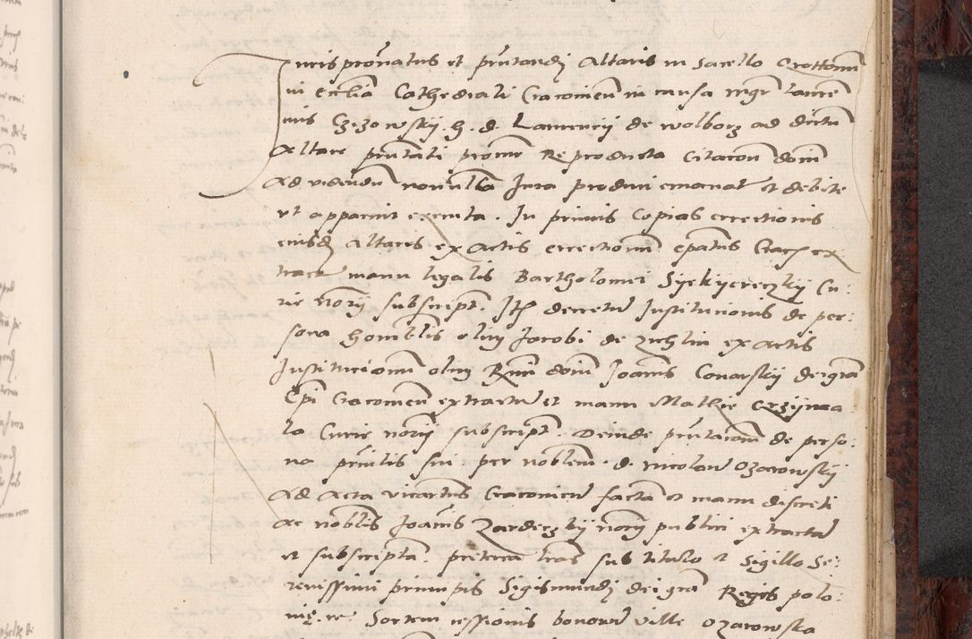 Zdjęcie nr 641 dla obiektu archiwalnego: Acta actorum causar[um sen]tenciarum tam diffinitivarum quam interlocutoriarum et obligacionum coram reverendo domino Benedicto Isdbienski cancellario Gnesnensi, cantore et vicario in spiritualibus generali Craccoviensi ad annum Domini millesimum quingentesimum quadragesimum quartum, cuius indicio est secunda, pontificatus sanctiss[imi] in Christo patris et [domi]ni nostri domini Pauli divina providencia pape tercii feliciter moderni, anno coronancionis eiusdem decimo, continuantur