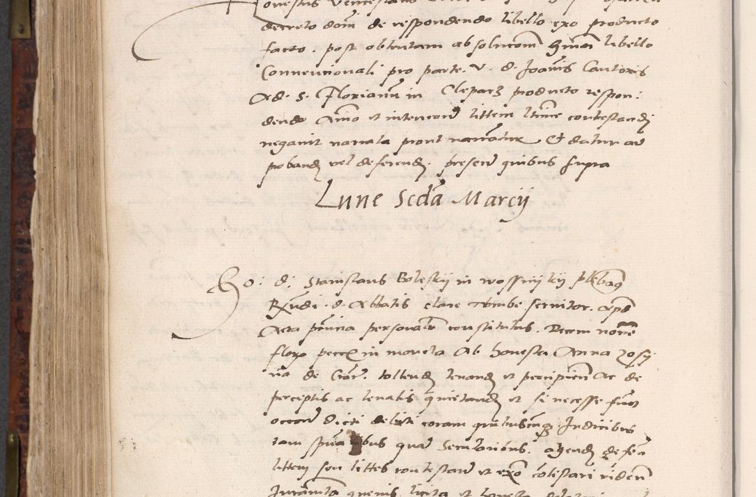 Zdjęcie nr 636 dla obiektu archiwalnego: Acta actorum causar[um sen]tenciarum tam diffinitivarum quam interlocutoriarum et obligacionum coram reverendo domino Benedicto Isdbienski cancellario Gnesnensi, cantore et vicario in spiritualibus generali Craccoviensi ad annum Domini millesimum quingentesimum quadragesimum quartum, cuius indicio est secunda, pontificatus sanctiss[imi] in Christo patris et [domi]ni nostri domini Pauli divina providencia pape tercii feliciter moderni, anno coronancionis eiusdem decimo, continuantur