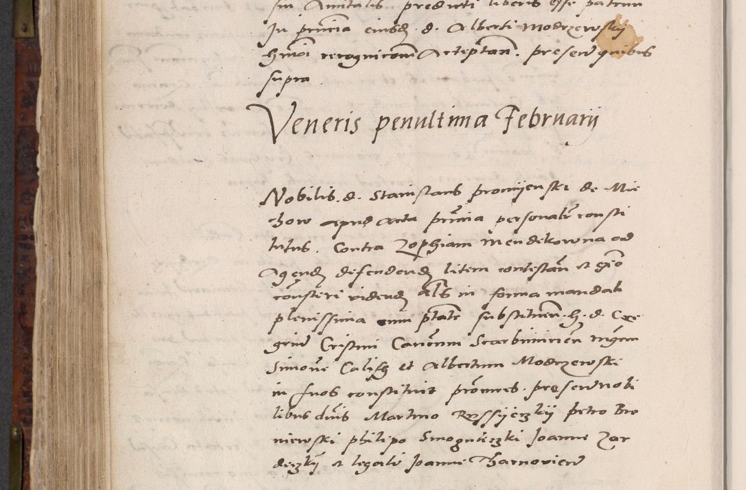 Zdjęcie nr 630 dla obiektu archiwalnego: Acta actorum causar[um sen]tenciarum tam diffinitivarum quam interlocutoriarum et obligacionum coram reverendo domino Benedicto Isdbienski cancellario Gnesnensi, cantore et vicario in spiritualibus generali Craccoviensi ad annum Domini millesimum quingentesimum quadragesimum quartum, cuius indicio est secunda, pontificatus sanctiss[imi] in Christo patris et [domi]ni nostri domini Pauli divina providencia pape tercii feliciter moderni, anno coronancionis eiusdem decimo, continuantur