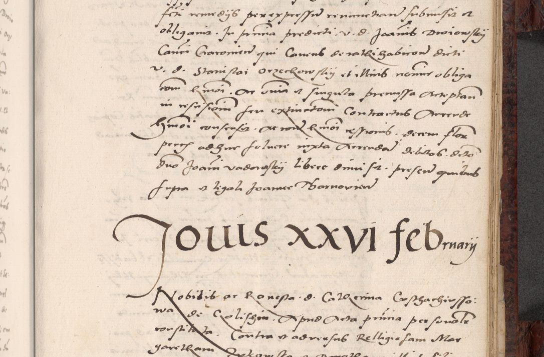 Zdjęcie nr 627 dla obiektu archiwalnego: Acta actorum causar[um sen]tenciarum tam diffinitivarum quam interlocutoriarum et obligacionum coram reverendo domino Benedicto Isdbienski cancellario Gnesnensi, cantore et vicario in spiritualibus generali Craccoviensi ad annum Domini millesimum quingentesimum quadragesimum quartum, cuius indicio est secunda, pontificatus sanctiss[imi] in Christo patris et [domi]ni nostri domini Pauli divina providencia pape tercii feliciter moderni, anno coronancionis eiusdem decimo, continuantur