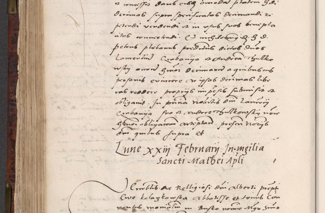 Zdjęcie nr 620 dla obiektu archiwalnego: Acta actorum causar[um sen]tenciarum tam diffinitivarum quam interlocutoriarum et obligacionum coram reverendo domino Benedicto Isdbienski cancellario Gnesnensi, cantore et vicario in spiritualibus generali Craccoviensi ad annum Domini millesimum quingentesimum quadragesimum quartum, cuius indicio est secunda, pontificatus sanctiss[imi] in Christo patris et [domi]ni nostri domini Pauli divina providencia pape tercii feliciter moderni, anno coronancionis eiusdem decimo, continuantur