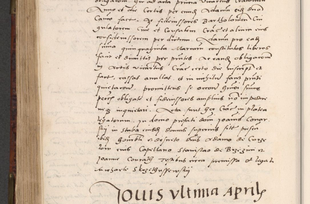 Zdjęcie nr 814 dla obiektu archiwalnego: Acta actorum causar[um sen]tenciarum tam diffinitivarum quam interlocutoriarum et obligacionum coram reverendo domino Benedicto Isdbienski cancellario Gnesnensi, cantore et vicario in spiritualibus generali Craccoviensi ad annum Domini millesimum quingentesimum quadragesimum quartum, cuius indicio est secunda, pontificatus sanctiss[imi] in Christo patris et [domi]ni nostri domini Pauli divina providencia pape tercii feliciter moderni, anno coronancionis eiusdem decimo, continuantur
