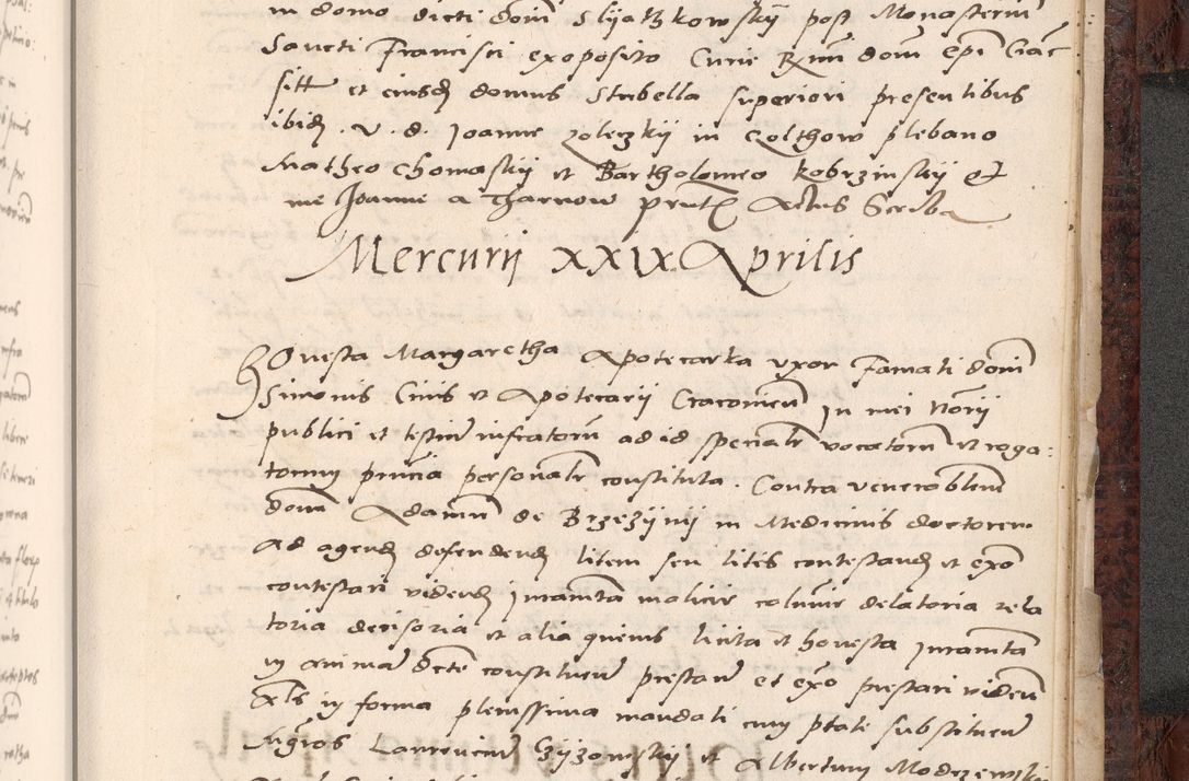 Zdjęcie nr 813 dla obiektu archiwalnego: Acta actorum causar[um sen]tenciarum tam diffinitivarum quam interlocutoriarum et obligacionum coram reverendo domino Benedicto Isdbienski cancellario Gnesnensi, cantore et vicario in spiritualibus generali Craccoviensi ad annum Domini millesimum quingentesimum quadragesimum quartum, cuius indicio est secunda, pontificatus sanctiss[imi] in Christo patris et [domi]ni nostri domini Pauli divina providencia pape tercii feliciter moderni, anno coronancionis eiusdem decimo, continuantur