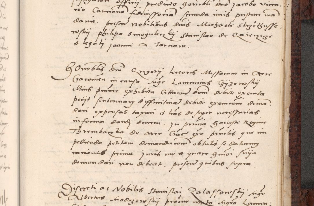 Zdjęcie nr 815 dla obiektu archiwalnego: Acta actorum causar[um sen]tenciarum tam diffinitivarum quam interlocutoriarum et obligacionum coram reverendo domino Benedicto Isdbienski cancellario Gnesnensi, cantore et vicario in spiritualibus generali Craccoviensi ad annum Domini millesimum quingentesimum quadragesimum quartum, cuius indicio est secunda, pontificatus sanctiss[imi] in Christo patris et [domi]ni nostri domini Pauli divina providencia pape tercii feliciter moderni, anno coronancionis eiusdem decimo, continuantur