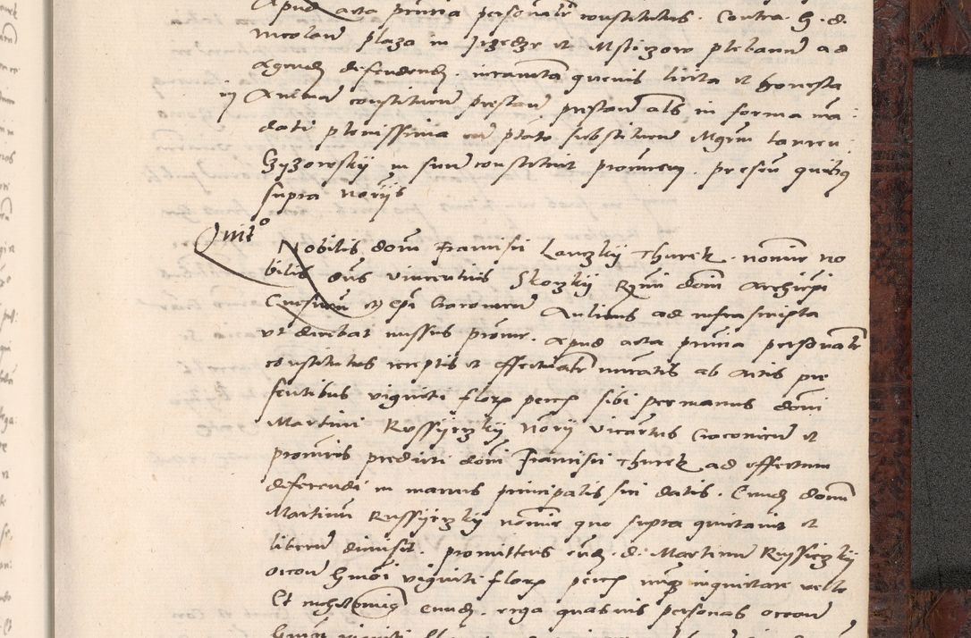 Zdjęcie nr 967 dla obiektu archiwalnego: Acta actorum causar[um sen]tenciarum tam diffinitivarum quam interlocutoriarum et obligacionum coram reverendo domino Benedicto Isdbienski cancellario Gnesnensi, cantore et vicario in spiritualibus generali Craccoviensi ad annum Domini millesimum quingentesimum quadragesimum quartum, cuius indicio est secunda, pontificatus sanctiss[imi] in Christo patris et [domi]ni nostri domini Pauli divina providencia pape tercii feliciter moderni, anno coronancionis eiusdem decimo, continuantur