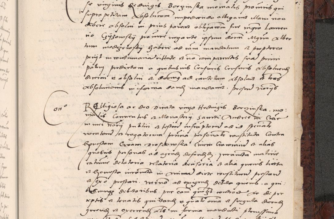 Zdjęcie nr 957 dla obiektu archiwalnego: Acta actorum causar[um sen]tenciarum tam diffinitivarum quam interlocutoriarum et obligacionum coram reverendo domino Benedicto Isdbienski cancellario Gnesnensi, cantore et vicario in spiritualibus generali Craccoviensi ad annum Domini millesimum quingentesimum quadragesimum quartum, cuius indicio est secunda, pontificatus sanctiss[imi] in Christo patris et [domi]ni nostri domini Pauli divina providencia pape tercii feliciter moderni, anno coronancionis eiusdem decimo, continuantur