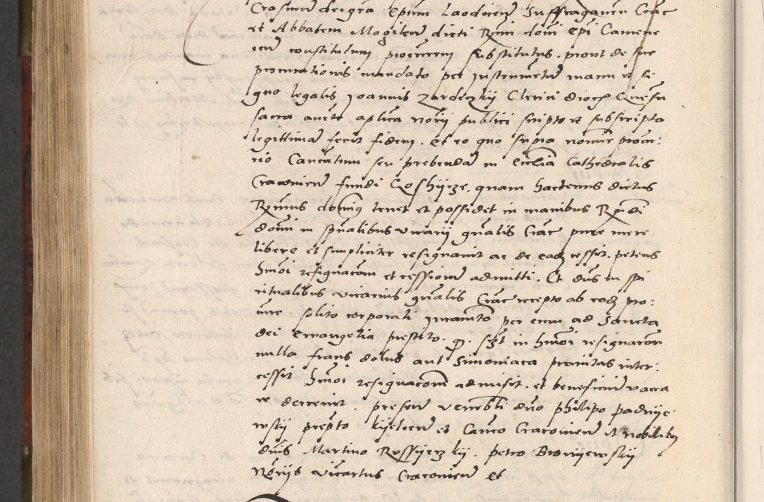 Zdjęcie nr 950 dla obiektu archiwalnego: Acta actorum causar[um sen]tenciarum tam diffinitivarum quam interlocutoriarum et obligacionum coram reverendo domino Benedicto Isdbienski cancellario Gnesnensi, cantore et vicario in spiritualibus generali Craccoviensi ad annum Domini millesimum quingentesimum quadragesimum quartum, cuius indicio est secunda, pontificatus sanctiss[imi] in Christo patris et [domi]ni nostri domini Pauli divina providencia pape tercii feliciter moderni, anno coronancionis eiusdem decimo, continuantur