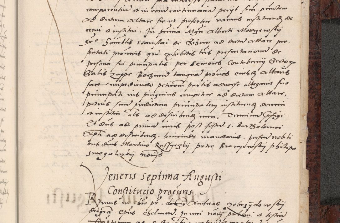 Zdjęcie nr 951 dla obiektu archiwalnego: Acta actorum causar[um sen]tenciarum tam diffinitivarum quam interlocutoriarum et obligacionum coram reverendo domino Benedicto Isdbienski cancellario Gnesnensi, cantore et vicario in spiritualibus generali Craccoviensi ad annum Domini millesimum quingentesimum quadragesimum quartum, cuius indicio est secunda, pontificatus sanctiss[imi] in Christo patris et [domi]ni nostri domini Pauli divina providencia pape tercii feliciter moderni, anno coronancionis eiusdem decimo, continuantur