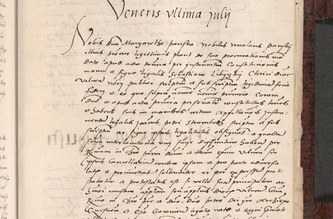 Zdjęcie nr 947 dla obiektu archiwalnego: Acta actorum causar[um sen]tenciarum tam diffinitivarum quam interlocutoriarum et obligacionum coram reverendo domino Benedicto Isdbienski cancellario Gnesnensi, cantore et vicario in spiritualibus generali Craccoviensi ad annum Domini millesimum quingentesimum quadragesimum quartum, cuius indicio est secunda, pontificatus sanctiss[imi] in Christo patris et [domi]ni nostri domini Pauli divina providencia pape tercii feliciter moderni, anno coronancionis eiusdem decimo, continuantur