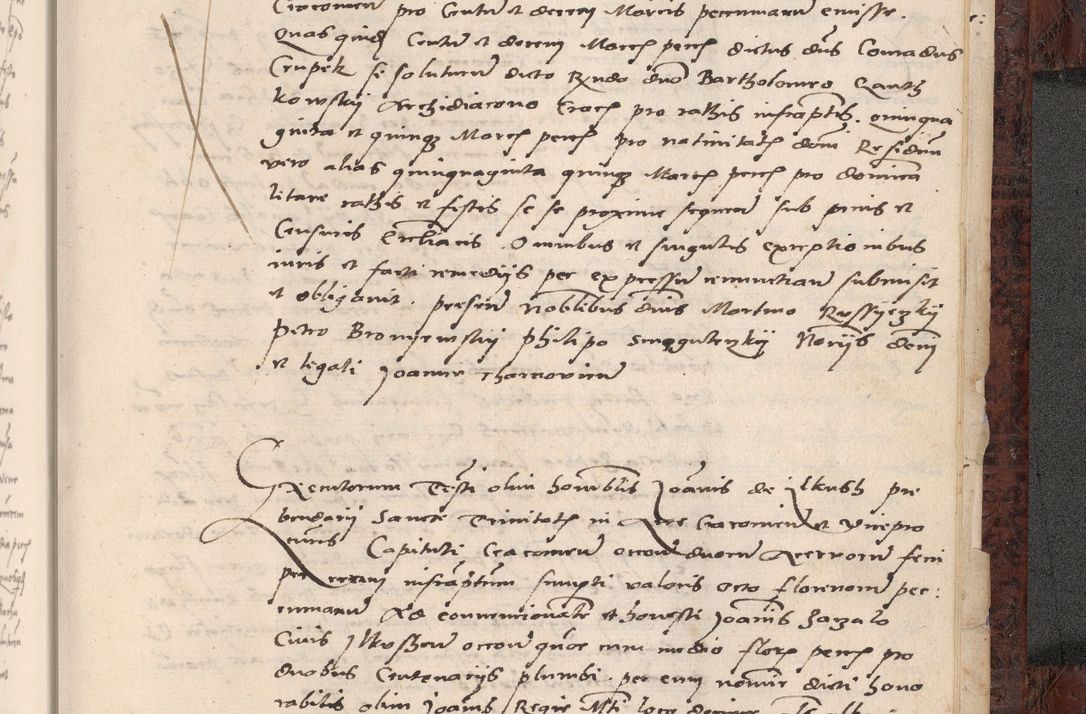 Zdjęcie nr 943 dla obiektu archiwalnego: Acta actorum causar[um sen]tenciarum tam diffinitivarum quam interlocutoriarum et obligacionum coram reverendo domino Benedicto Isdbienski cancellario Gnesnensi, cantore et vicario in spiritualibus generali Craccoviensi ad annum Domini millesimum quingentesimum quadragesimum quartum, cuius indicio est secunda, pontificatus sanctiss[imi] in Christo patris et [domi]ni nostri domini Pauli divina providencia pape tercii feliciter moderni, anno coronancionis eiusdem decimo, continuantur