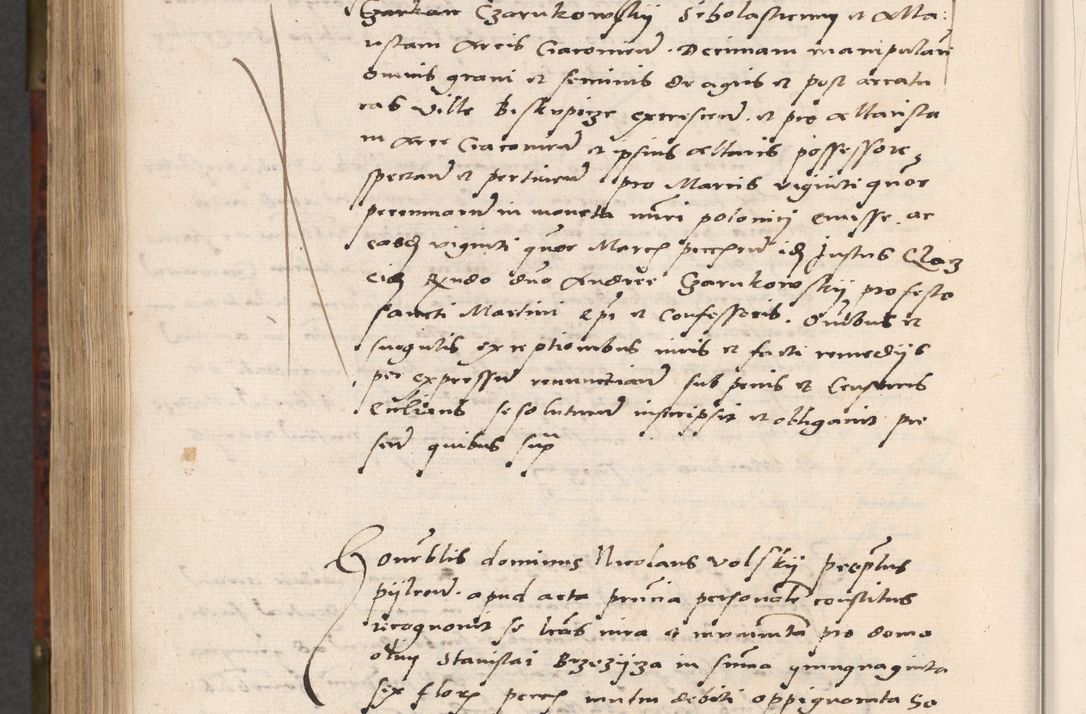 Zdjęcie nr 938 dla obiektu archiwalnego: Acta actorum causar[um sen]tenciarum tam diffinitivarum quam interlocutoriarum et obligacionum coram reverendo domino Benedicto Isdbienski cancellario Gnesnensi, cantore et vicario in spiritualibus generali Craccoviensi ad annum Domini millesimum quingentesimum quadragesimum quartum, cuius indicio est secunda, pontificatus sanctiss[imi] in Christo patris et [domi]ni nostri domini Pauli divina providencia pape tercii feliciter moderni, anno coronancionis eiusdem decimo, continuantur