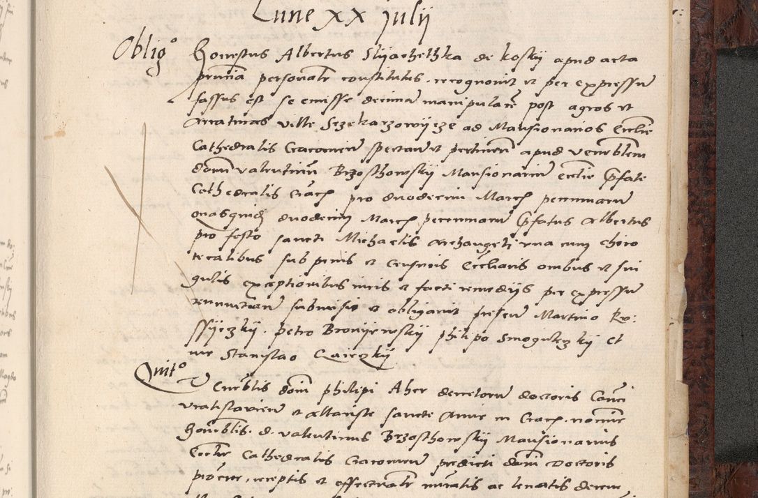 Zdjęcie nr 933 dla obiektu archiwalnego: Acta actorum causar[um sen]tenciarum tam diffinitivarum quam interlocutoriarum et obligacionum coram reverendo domino Benedicto Isdbienski cancellario Gnesnensi, cantore et vicario in spiritualibus generali Craccoviensi ad annum Domini millesimum quingentesimum quadragesimum quartum, cuius indicio est secunda, pontificatus sanctiss[imi] in Christo patris et [domi]ni nostri domini Pauli divina providencia pape tercii feliciter moderni, anno coronancionis eiusdem decimo, continuantur