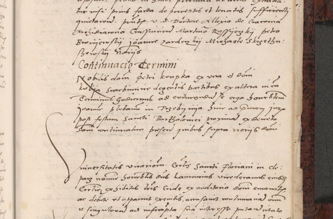 Zdjęcie nr 927 dla obiektu archiwalnego: Acta actorum causar[um sen]tenciarum tam diffinitivarum quam interlocutoriarum et obligacionum coram reverendo domino Benedicto Isdbienski cancellario Gnesnensi, cantore et vicario in spiritualibus generali Craccoviensi ad annum Domini millesimum quingentesimum quadragesimum quartum, cuius indicio est secunda, pontificatus sanctiss[imi] in Christo patris et [domi]ni nostri domini Pauli divina providencia pape tercii feliciter moderni, anno coronancionis eiusdem decimo, continuantur