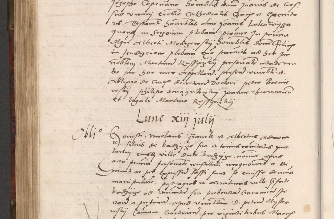 Zdjęcie nr 926 dla obiektu archiwalnego: Acta actorum causar[um sen]tenciarum tam diffinitivarum quam interlocutoriarum et obligacionum coram reverendo domino Benedicto Isdbienski cancellario Gnesnensi, cantore et vicario in spiritualibus generali Craccoviensi ad annum Domini millesimum quingentesimum quadragesimum quartum, cuius indicio est secunda, pontificatus sanctiss[imi] in Christo patris et [domi]ni nostri domini Pauli divina providencia pape tercii feliciter moderni, anno coronancionis eiusdem decimo, continuantur