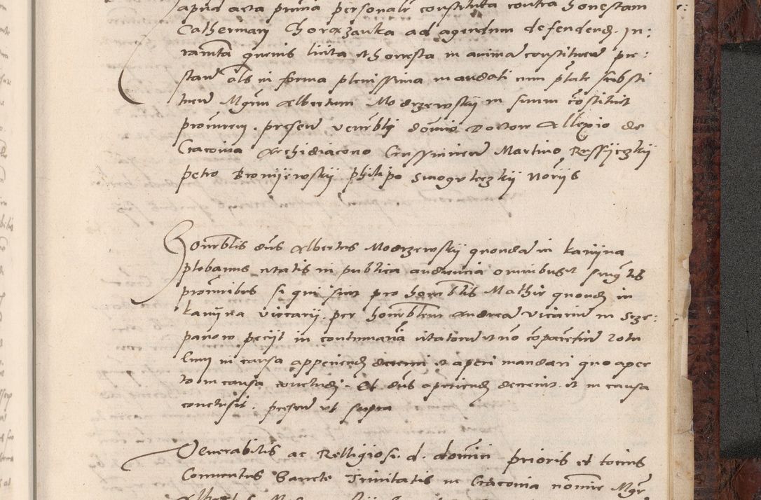 Zdjęcie nr 921 dla obiektu archiwalnego: Acta actorum causar[um sen]tenciarum tam diffinitivarum quam interlocutoriarum et obligacionum coram reverendo domino Benedicto Isdbienski cancellario Gnesnensi, cantore et vicario in spiritualibus generali Craccoviensi ad annum Domini millesimum quingentesimum quadragesimum quartum, cuius indicio est secunda, pontificatus sanctiss[imi] in Christo patris et [domi]ni nostri domini Pauli divina providencia pape tercii feliciter moderni, anno coronancionis eiusdem decimo, continuantur