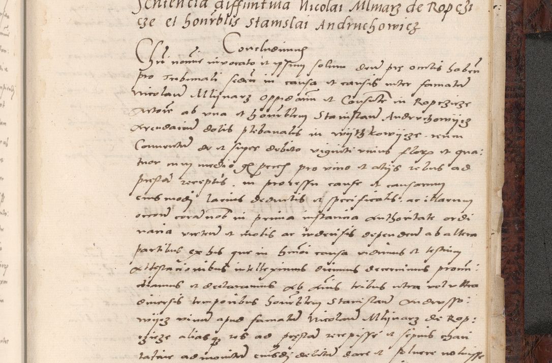 Zdjęcie nr 915 dla obiektu archiwalnego: Acta actorum causar[um sen]tenciarum tam diffinitivarum quam interlocutoriarum et obligacionum coram reverendo domino Benedicto Isdbienski cancellario Gnesnensi, cantore et vicario in spiritualibus generali Craccoviensi ad annum Domini millesimum quingentesimum quadragesimum quartum, cuius indicio est secunda, pontificatus sanctiss[imi] in Christo patris et [domi]ni nostri domini Pauli divina providencia pape tercii feliciter moderni, anno coronancionis eiusdem decimo, continuantur