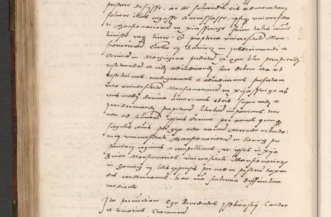 Zdjęcie nr 914 dla obiektu archiwalnego: Acta actorum causar[um sen]tenciarum tam diffinitivarum quam interlocutoriarum et obligacionum coram reverendo domino Benedicto Isdbienski cancellario Gnesnensi, cantore et vicario in spiritualibus generali Craccoviensi ad annum Domini millesimum quingentesimum quadragesimum quartum, cuius indicio est secunda, pontificatus sanctiss[imi] in Christo patris et [domi]ni nostri domini Pauli divina providencia pape tercii feliciter moderni, anno coronancionis eiusdem decimo, continuantur