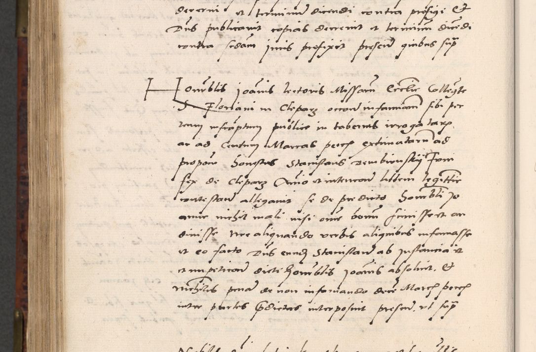 Zdjęcie nr 908 dla obiektu archiwalnego: Acta actorum causar[um sen]tenciarum tam diffinitivarum quam interlocutoriarum et obligacionum coram reverendo domino Benedicto Isdbienski cancellario Gnesnensi, cantore et vicario in spiritualibus generali Craccoviensi ad annum Domini millesimum quingentesimum quadragesimum quartum, cuius indicio est secunda, pontificatus sanctiss[imi] in Christo patris et [domi]ni nostri domini Pauli divina providencia pape tercii feliciter moderni, anno coronancionis eiusdem decimo, continuantur