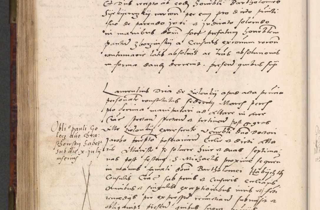 Zdjęcie nr 904 dla obiektu archiwalnego: Acta actorum causar[um sen]tenciarum tam diffinitivarum quam interlocutoriarum et obligacionum coram reverendo domino Benedicto Isdbienski cancellario Gnesnensi, cantore et vicario in spiritualibus generali Craccoviensi ad annum Domini millesimum quingentesimum quadragesimum quartum, cuius indicio est secunda, pontificatus sanctiss[imi] in Christo patris et [domi]ni nostri domini Pauli divina providencia pape tercii feliciter moderni, anno coronancionis eiusdem decimo, continuantur