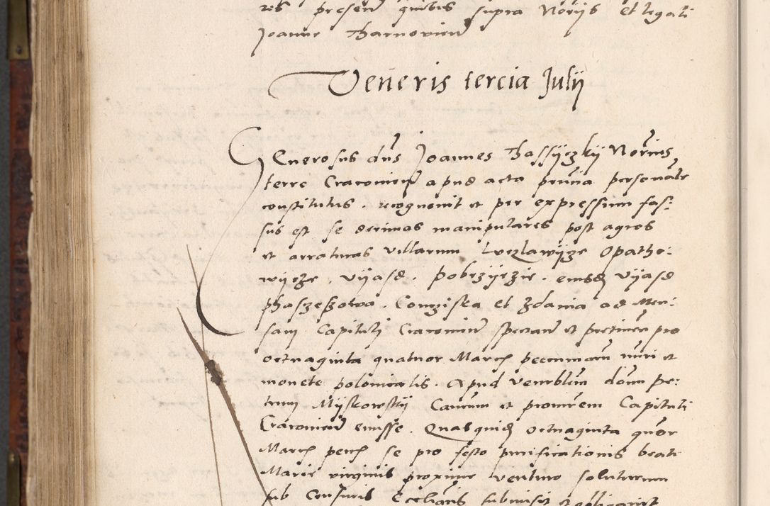 Zdjęcie nr 900 dla obiektu archiwalnego: Acta actorum causar[um sen]tenciarum tam diffinitivarum quam interlocutoriarum et obligacionum coram reverendo domino Benedicto Isdbienski cancellario Gnesnensi, cantore et vicario in spiritualibus generali Craccoviensi ad annum Domini millesimum quingentesimum quadragesimum quartum, cuius indicio est secunda, pontificatus sanctiss[imi] in Christo patris et [domi]ni nostri domini Pauli divina providencia pape tercii feliciter moderni, anno coronancionis eiusdem decimo, continuantur