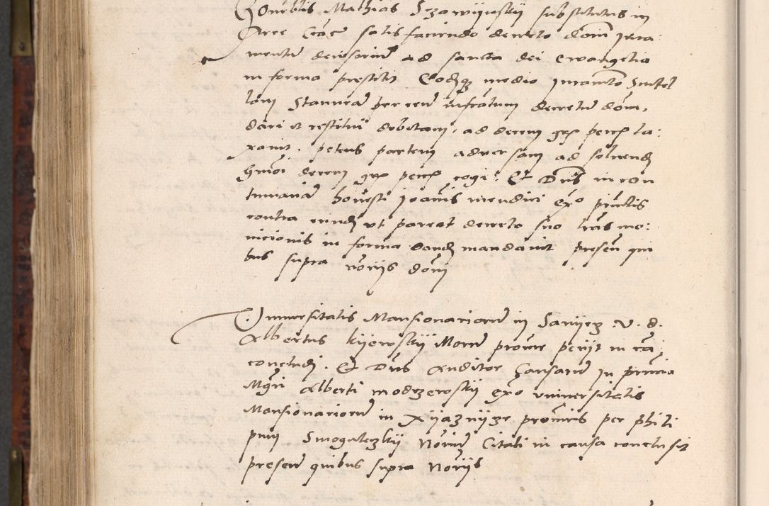 Zdjęcie nr 896 dla obiektu archiwalnego: Acta actorum causar[um sen]tenciarum tam diffinitivarum quam interlocutoriarum et obligacionum coram reverendo domino Benedicto Isdbienski cancellario Gnesnensi, cantore et vicario in spiritualibus generali Craccoviensi ad annum Domini millesimum quingentesimum quadragesimum quartum, cuius indicio est secunda, pontificatus sanctiss[imi] in Christo patris et [domi]ni nostri domini Pauli divina providencia pape tercii feliciter moderni, anno coronancionis eiusdem decimo, continuantur