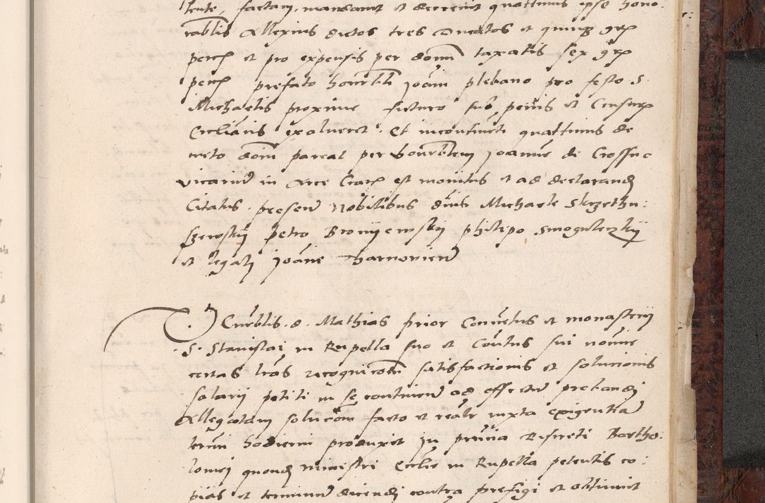 Zdjęcie nr 895 dla obiektu archiwalnego: Acta actorum causar[um sen]tenciarum tam diffinitivarum quam interlocutoriarum et obligacionum coram reverendo domino Benedicto Isdbienski cancellario Gnesnensi, cantore et vicario in spiritualibus generali Craccoviensi ad annum Domini millesimum quingentesimum quadragesimum quartum, cuius indicio est secunda, pontificatus sanctiss[imi] in Christo patris et [domi]ni nostri domini Pauli divina providencia pape tercii feliciter moderni, anno coronancionis eiusdem decimo, continuantur