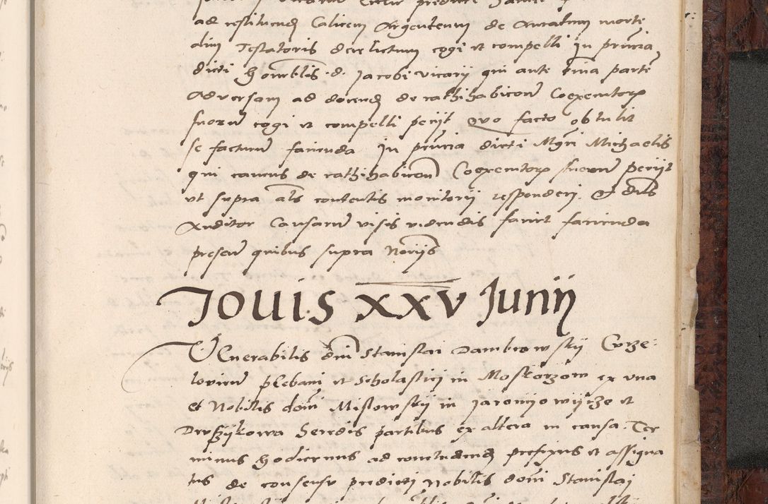 Zdjęcie nr 893 dla obiektu archiwalnego: Acta actorum causar[um sen]tenciarum tam diffinitivarum quam interlocutoriarum et obligacionum coram reverendo domino Benedicto Isdbienski cancellario Gnesnensi, cantore et vicario in spiritualibus generali Craccoviensi ad annum Domini millesimum quingentesimum quadragesimum quartum, cuius indicio est secunda, pontificatus sanctiss[imi] in Christo patris et [domi]ni nostri domini Pauli divina providencia pape tercii feliciter moderni, anno coronancionis eiusdem decimo, continuantur