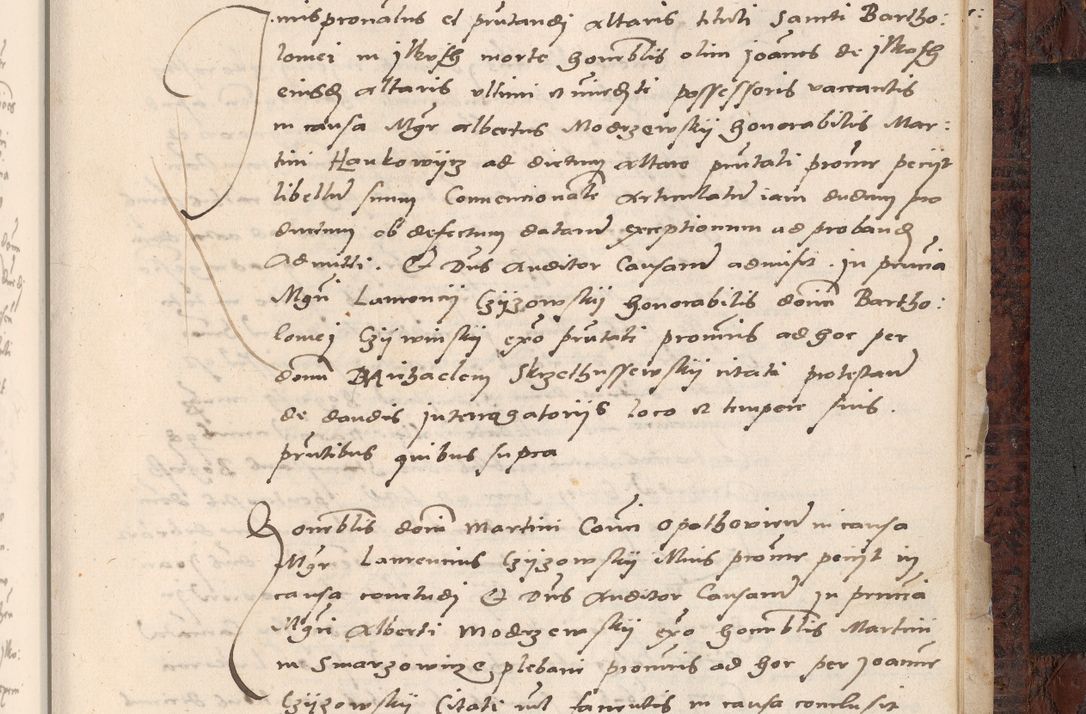 Zdjęcie nr 889 dla obiektu archiwalnego: Acta actorum causar[um sen]tenciarum tam diffinitivarum quam interlocutoriarum et obligacionum coram reverendo domino Benedicto Isdbienski cancellario Gnesnensi, cantore et vicario in spiritualibus generali Craccoviensi ad annum Domini millesimum quingentesimum quadragesimum quartum, cuius indicio est secunda, pontificatus sanctiss[imi] in Christo patris et [domi]ni nostri domini Pauli divina providencia pape tercii feliciter moderni, anno coronancionis eiusdem decimo, continuantur