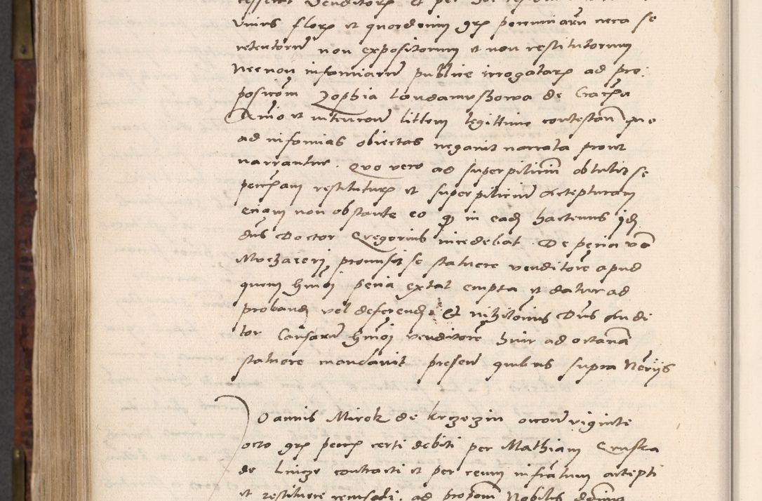 Zdjęcie nr 892 dla obiektu archiwalnego: Acta actorum causar[um sen]tenciarum tam diffinitivarum quam interlocutoriarum et obligacionum coram reverendo domino Benedicto Isdbienski cancellario Gnesnensi, cantore et vicario in spiritualibus generali Craccoviensi ad annum Domini millesimum quingentesimum quadragesimum quartum, cuius indicio est secunda, pontificatus sanctiss[imi] in Christo patris et [domi]ni nostri domini Pauli divina providencia pape tercii feliciter moderni, anno coronancionis eiusdem decimo, continuantur