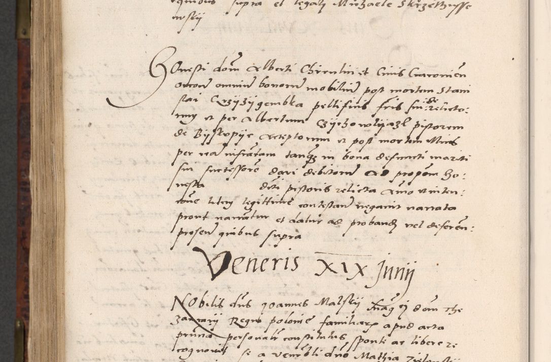 Zdjęcie nr 882 dla obiektu archiwalnego: Acta actorum causar[um sen]tenciarum tam diffinitivarum quam interlocutoriarum et obligacionum coram reverendo domino Benedicto Isdbienski cancellario Gnesnensi, cantore et vicario in spiritualibus generali Craccoviensi ad annum Domini millesimum quingentesimum quadragesimum quartum, cuius indicio est secunda, pontificatus sanctiss[imi] in Christo patris et [domi]ni nostri domini Pauli divina providencia pape tercii feliciter moderni, anno coronancionis eiusdem decimo, continuantur