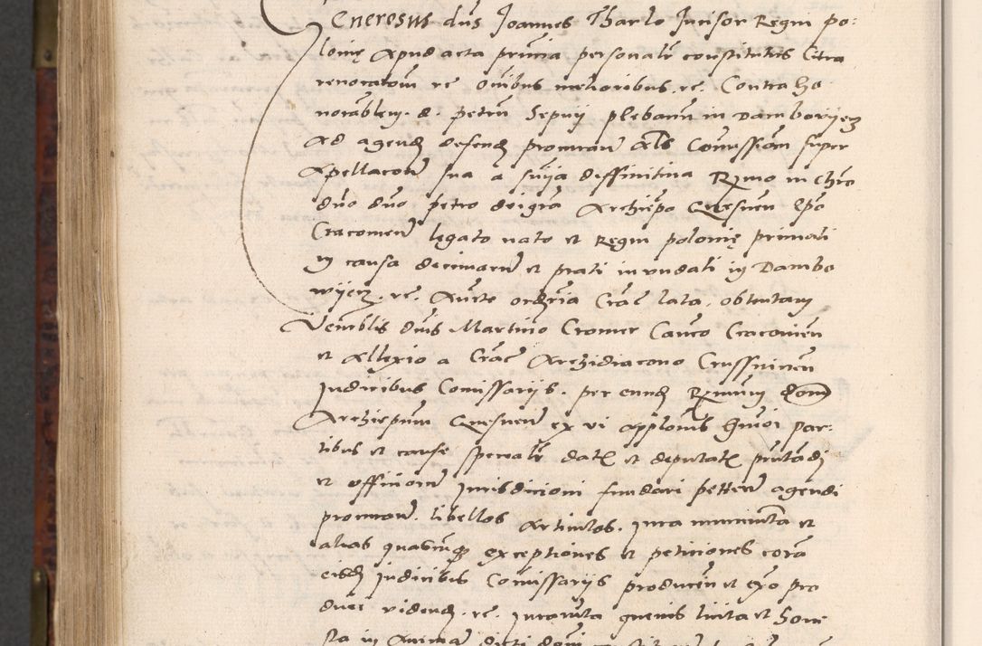 Zdjęcie nr 878 dla obiektu archiwalnego: Acta actorum causar[um sen]tenciarum tam diffinitivarum quam interlocutoriarum et obligacionum coram reverendo domino Benedicto Isdbienski cancellario Gnesnensi, cantore et vicario in spiritualibus generali Craccoviensi ad annum Domini millesimum quingentesimum quadragesimum quartum, cuius indicio est secunda, pontificatus sanctiss[imi] in Christo patris et [domi]ni nostri domini Pauli divina providencia pape tercii feliciter moderni, anno coronancionis eiusdem decimo, continuantur