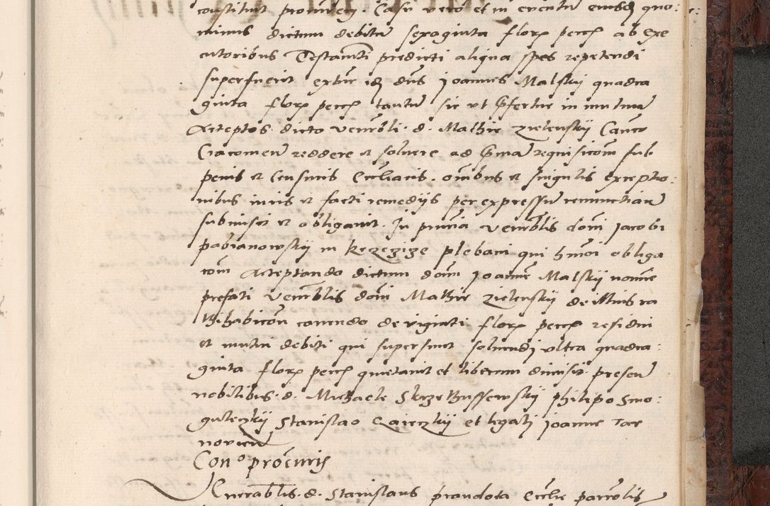 Zdjęcie nr 883 dla obiektu archiwalnego: Acta actorum causar[um sen]tenciarum tam diffinitivarum quam interlocutoriarum et obligacionum coram reverendo domino Benedicto Isdbienski cancellario Gnesnensi, cantore et vicario in spiritualibus generali Craccoviensi ad annum Domini millesimum quingentesimum quadragesimum quartum, cuius indicio est secunda, pontificatus sanctiss[imi] in Christo patris et [domi]ni nostri domini Pauli divina providencia pape tercii feliciter moderni, anno coronancionis eiusdem decimo, continuantur