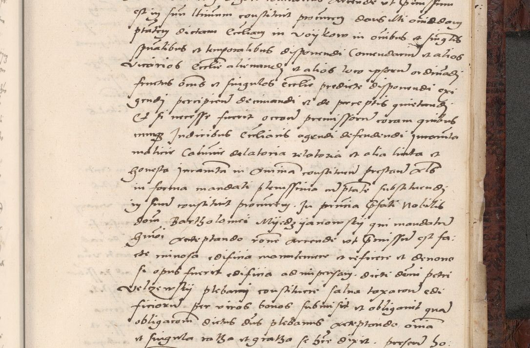 Zdjęcie nr 879 dla obiektu archiwalnego: Acta actorum causar[um sen]tenciarum tam diffinitivarum quam interlocutoriarum et obligacionum coram reverendo domino Benedicto Isdbienski cancellario Gnesnensi, cantore et vicario in spiritualibus generali Craccoviensi ad annum Domini millesimum quingentesimum quadragesimum quartum, cuius indicio est secunda, pontificatus sanctiss[imi] in Christo patris et [domi]ni nostri domini Pauli divina providencia pape tercii feliciter moderni, anno coronancionis eiusdem decimo, continuantur