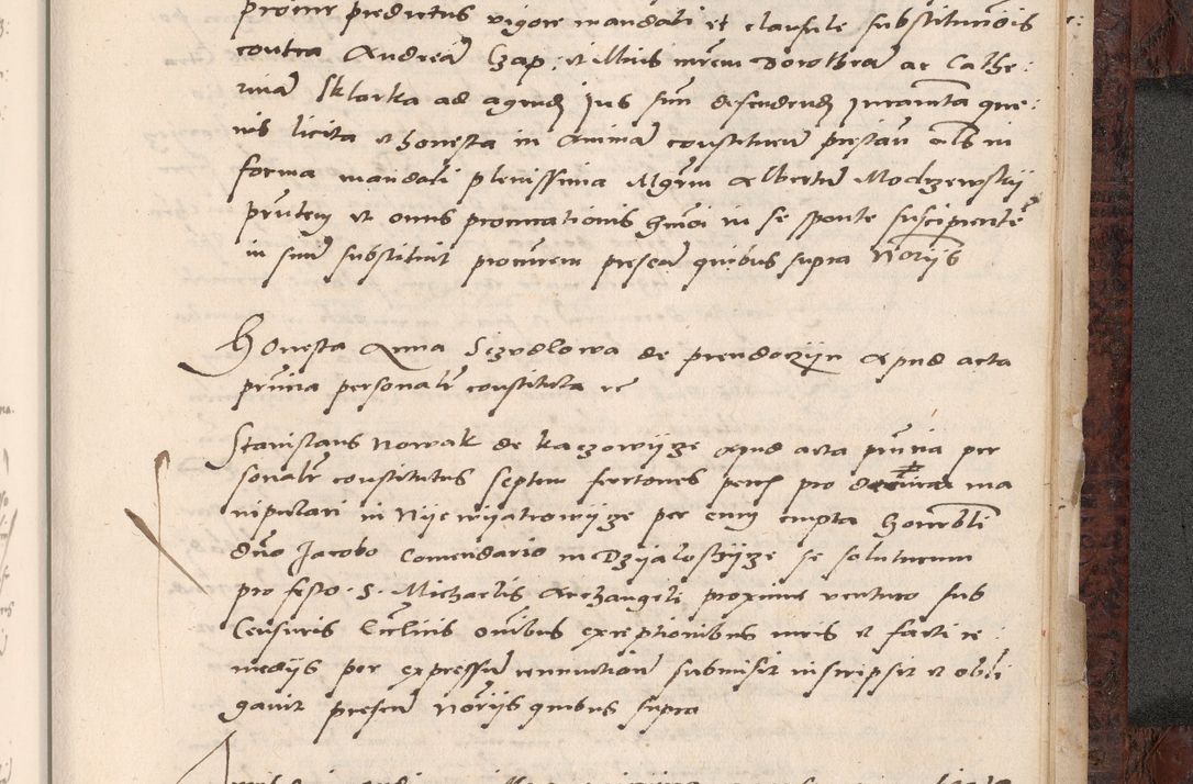 Zdjęcie nr 877 dla obiektu archiwalnego: Acta actorum causar[um sen]tenciarum tam diffinitivarum quam interlocutoriarum et obligacionum coram reverendo domino Benedicto Isdbienski cancellario Gnesnensi, cantore et vicario in spiritualibus generali Craccoviensi ad annum Domini millesimum quingentesimum quadragesimum quartum, cuius indicio est secunda, pontificatus sanctiss[imi] in Christo patris et [domi]ni nostri domini Pauli divina providencia pape tercii feliciter moderni, anno coronancionis eiusdem decimo, continuantur