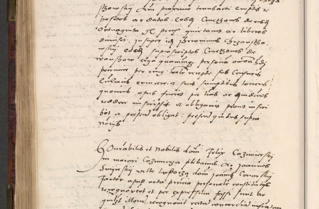 Zdjęcie nr 874 dla obiektu archiwalnego: Acta actorum causar[um sen]tenciarum tam diffinitivarum quam interlocutoriarum et obligacionum coram reverendo domino Benedicto Isdbienski cancellario Gnesnensi, cantore et vicario in spiritualibus generali Craccoviensi ad annum Domini millesimum quingentesimum quadragesimum quartum, cuius indicio est secunda, pontificatus sanctiss[imi] in Christo patris et [domi]ni nostri domini Pauli divina providencia pape tercii feliciter moderni, anno coronancionis eiusdem decimo, continuantur