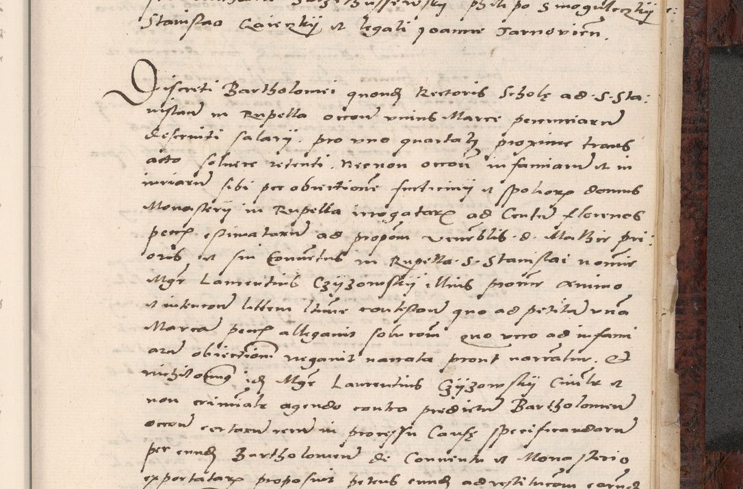 Zdjęcie nr 871 dla obiektu archiwalnego: Acta actorum causar[um sen]tenciarum tam diffinitivarum quam interlocutoriarum et obligacionum coram reverendo domino Benedicto Isdbienski cancellario Gnesnensi, cantore et vicario in spiritualibus generali Craccoviensi ad annum Domini millesimum quingentesimum quadragesimum quartum, cuius indicio est secunda, pontificatus sanctiss[imi] in Christo patris et [domi]ni nostri domini Pauli divina providencia pape tercii feliciter moderni, anno coronancionis eiusdem decimo, continuantur