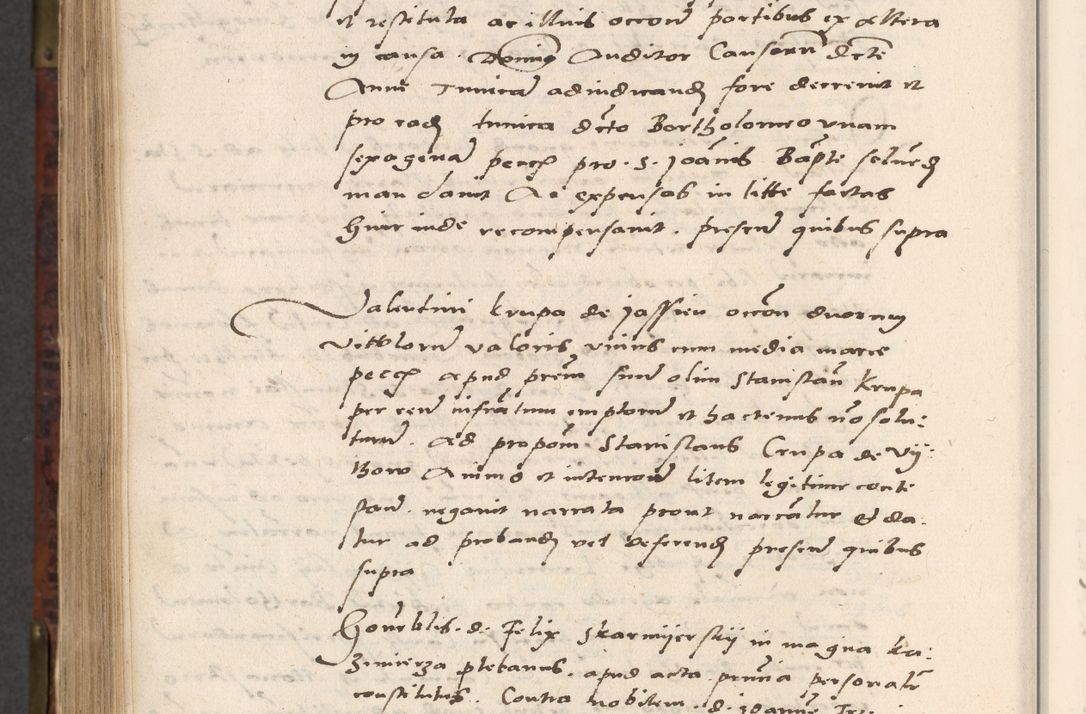 Zdjęcie nr 872 dla obiektu archiwalnego: Acta actorum causar[um sen]tenciarum tam diffinitivarum quam interlocutoriarum et obligacionum coram reverendo domino Benedicto Isdbienski cancellario Gnesnensi, cantore et vicario in spiritualibus generali Craccoviensi ad annum Domini millesimum quingentesimum quadragesimum quartum, cuius indicio est secunda, pontificatus sanctiss[imi] in Christo patris et [domi]ni nostri domini Pauli divina providencia pape tercii feliciter moderni, anno coronancionis eiusdem decimo, continuantur