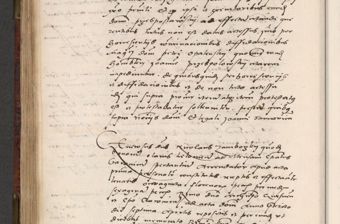 Zdjęcie nr 864 dla obiektu archiwalnego: Acta actorum causar[um sen]tenciarum tam diffinitivarum quam interlocutoriarum et obligacionum coram reverendo domino Benedicto Isdbienski cancellario Gnesnensi, cantore et vicario in spiritualibus generali Craccoviensi ad annum Domini millesimum quingentesimum quadragesimum quartum, cuius indicio est secunda, pontificatus sanctiss[imi] in Christo patris et [domi]ni nostri domini Pauli divina providencia pape tercii feliciter moderni, anno coronancionis eiusdem decimo, continuantur