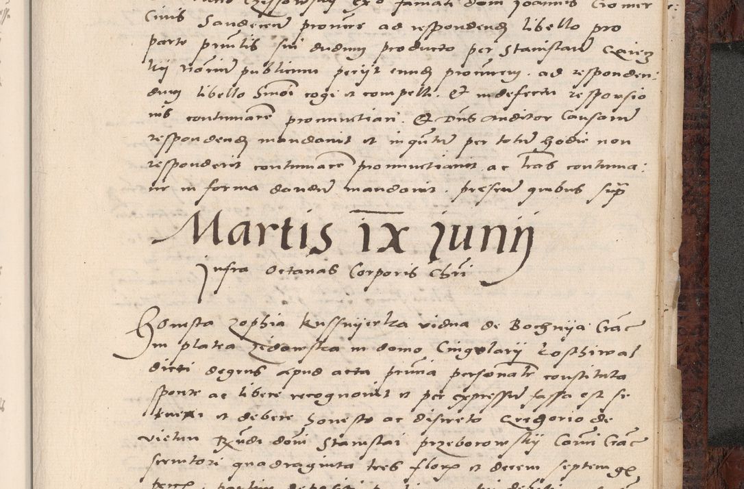 Zdjęcie nr 867 dla obiektu archiwalnego: Acta actorum causar[um sen]tenciarum tam diffinitivarum quam interlocutoriarum et obligacionum coram reverendo domino Benedicto Isdbienski cancellario Gnesnensi, cantore et vicario in spiritualibus generali Craccoviensi ad annum Domini millesimum quingentesimum quadragesimum quartum, cuius indicio est secunda, pontificatus sanctiss[imi] in Christo patris et [domi]ni nostri domini Pauli divina providencia pape tercii feliciter moderni, anno coronancionis eiusdem decimo, continuantur