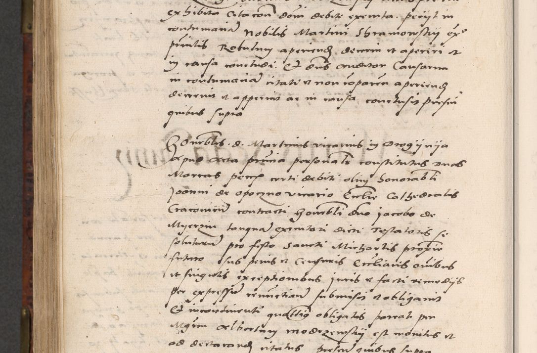 Zdjęcie nr 862 dla obiektu archiwalnego: Acta actorum causar[um sen]tenciarum tam diffinitivarum quam interlocutoriarum et obligacionum coram reverendo domino Benedicto Isdbienski cancellario Gnesnensi, cantore et vicario in spiritualibus generali Craccoviensi ad annum Domini millesimum quingentesimum quadragesimum quartum, cuius indicio est secunda, pontificatus sanctiss[imi] in Christo patris et [domi]ni nostri domini Pauli divina providencia pape tercii feliciter moderni, anno coronancionis eiusdem decimo, continuantur
