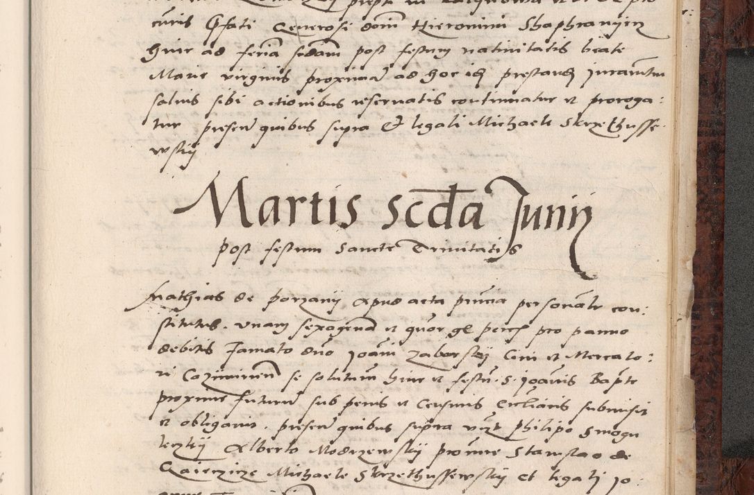 Zdjęcie nr 861 dla obiektu archiwalnego: Acta actorum causar[um sen]tenciarum tam diffinitivarum quam interlocutoriarum et obligacionum coram reverendo domino Benedicto Isdbienski cancellario Gnesnensi, cantore et vicario in spiritualibus generali Craccoviensi ad annum Domini millesimum quingentesimum quadragesimum quartum, cuius indicio est secunda, pontificatus sanctiss[imi] in Christo patris et [domi]ni nostri domini Pauli divina providencia pape tercii feliciter moderni, anno coronancionis eiusdem decimo, continuantur