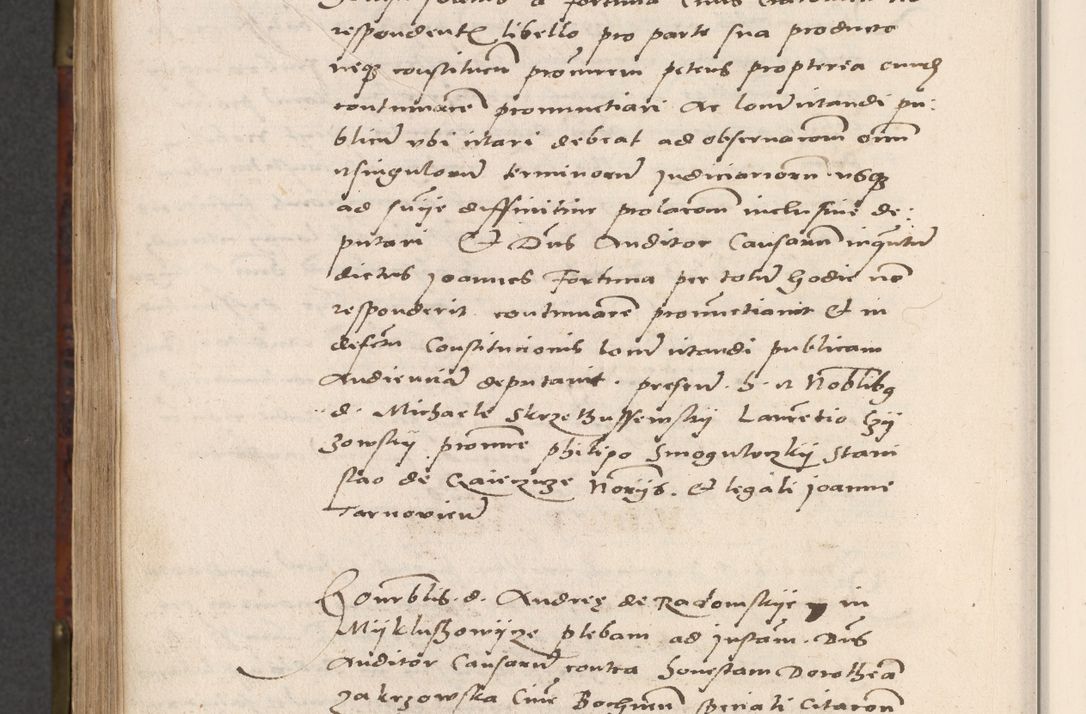 Zdjęcie nr 858 dla obiektu archiwalnego: Acta actorum causar[um sen]tenciarum tam diffinitivarum quam interlocutoriarum et obligacionum coram reverendo domino Benedicto Isdbienski cancellario Gnesnensi, cantore et vicario in spiritualibus generali Craccoviensi ad annum Domini millesimum quingentesimum quadragesimum quartum, cuius indicio est secunda, pontificatus sanctiss[imi] in Christo patris et [domi]ni nostri domini Pauli divina providencia pape tercii feliciter moderni, anno coronancionis eiusdem decimo, continuantur