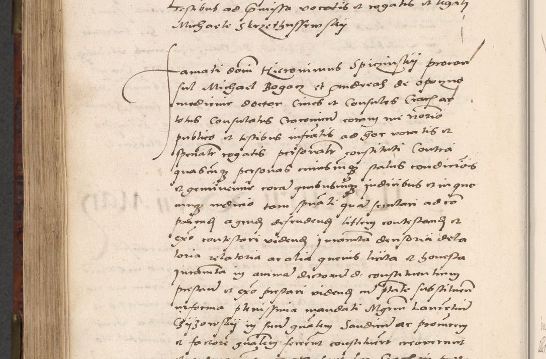 Zdjęcie nr 854 dla obiektu archiwalnego: Acta actorum causar[um sen]tenciarum tam diffinitivarum quam interlocutoriarum et obligacionum coram reverendo domino Benedicto Isdbienski cancellario Gnesnensi, cantore et vicario in spiritualibus generali Craccoviensi ad annum Domini millesimum quingentesimum quadragesimum quartum, cuius indicio est secunda, pontificatus sanctiss[imi] in Christo patris et [domi]ni nostri domini Pauli divina providencia pape tercii feliciter moderni, anno coronancionis eiusdem decimo, continuantur