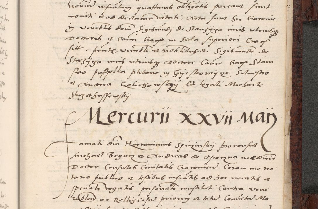 Zdjęcie nr 853 dla obiektu archiwalnego: Acta actorum causar[um sen]tenciarum tam diffinitivarum quam interlocutoriarum et obligacionum coram reverendo domino Benedicto Isdbienski cancellario Gnesnensi, cantore et vicario in spiritualibus generali Craccoviensi ad annum Domini millesimum quingentesimum quadragesimum quartum, cuius indicio est secunda, pontificatus sanctiss[imi] in Christo patris et [domi]ni nostri domini Pauli divina providencia pape tercii feliciter moderni, anno coronancionis eiusdem decimo, continuantur